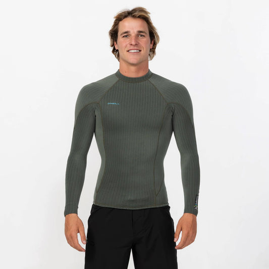 O'NEILL - HyperX 1.5mm Long Sleeve Wetsuit Jacket - Olvx Dark Olive