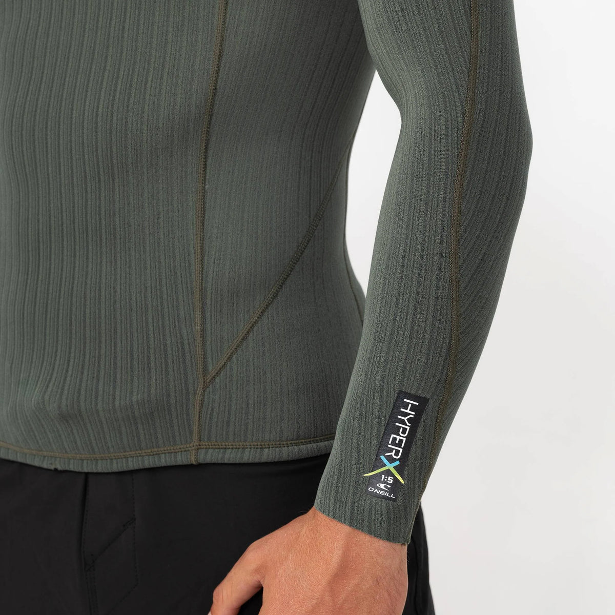 O'NEILL - HyperX 1.5mm Long Sleeve Wetsuit Jacket - Olvx Dark Olive