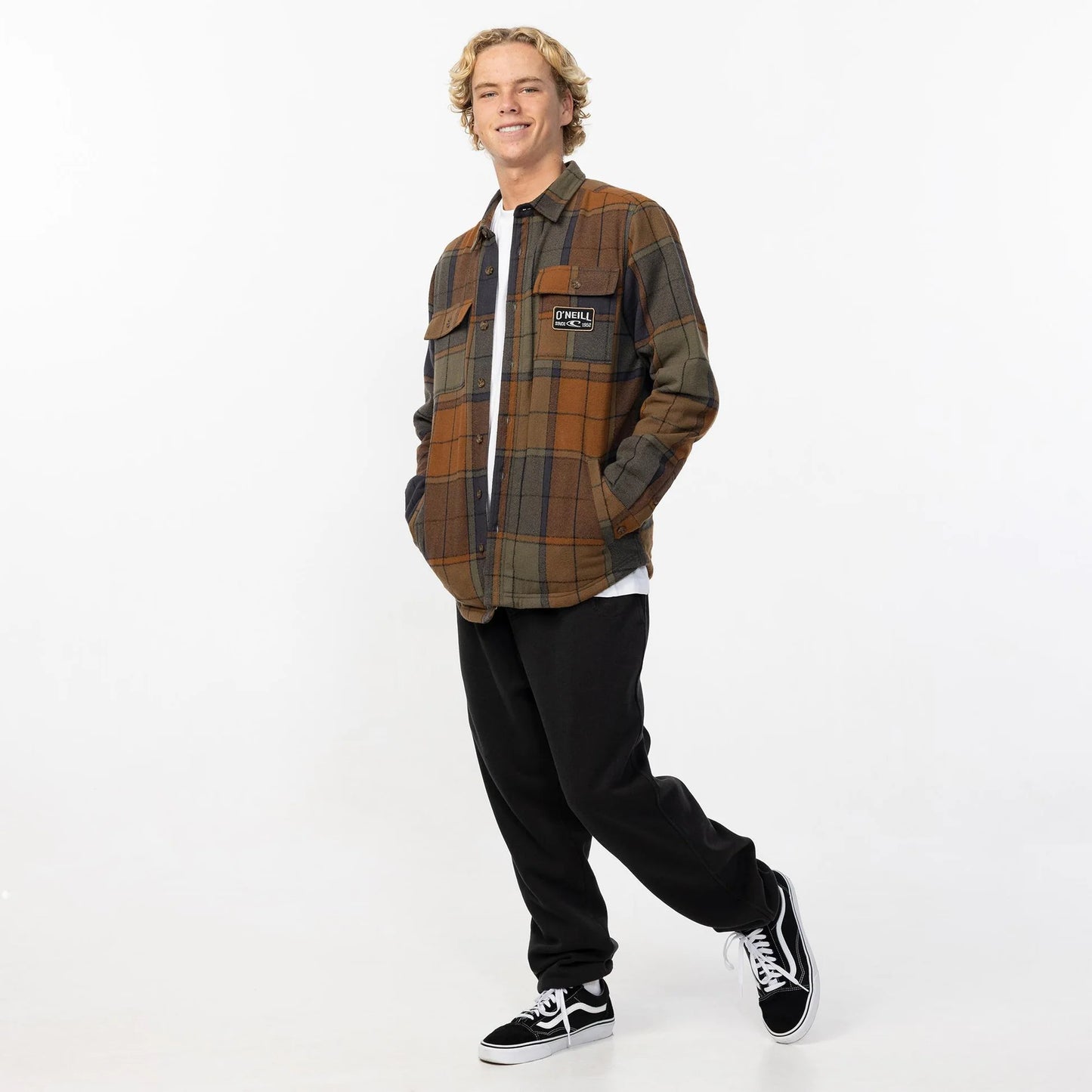 O'NEILL - Men's Redmond High Pile Lined Jacket - DAC DACHSHUND