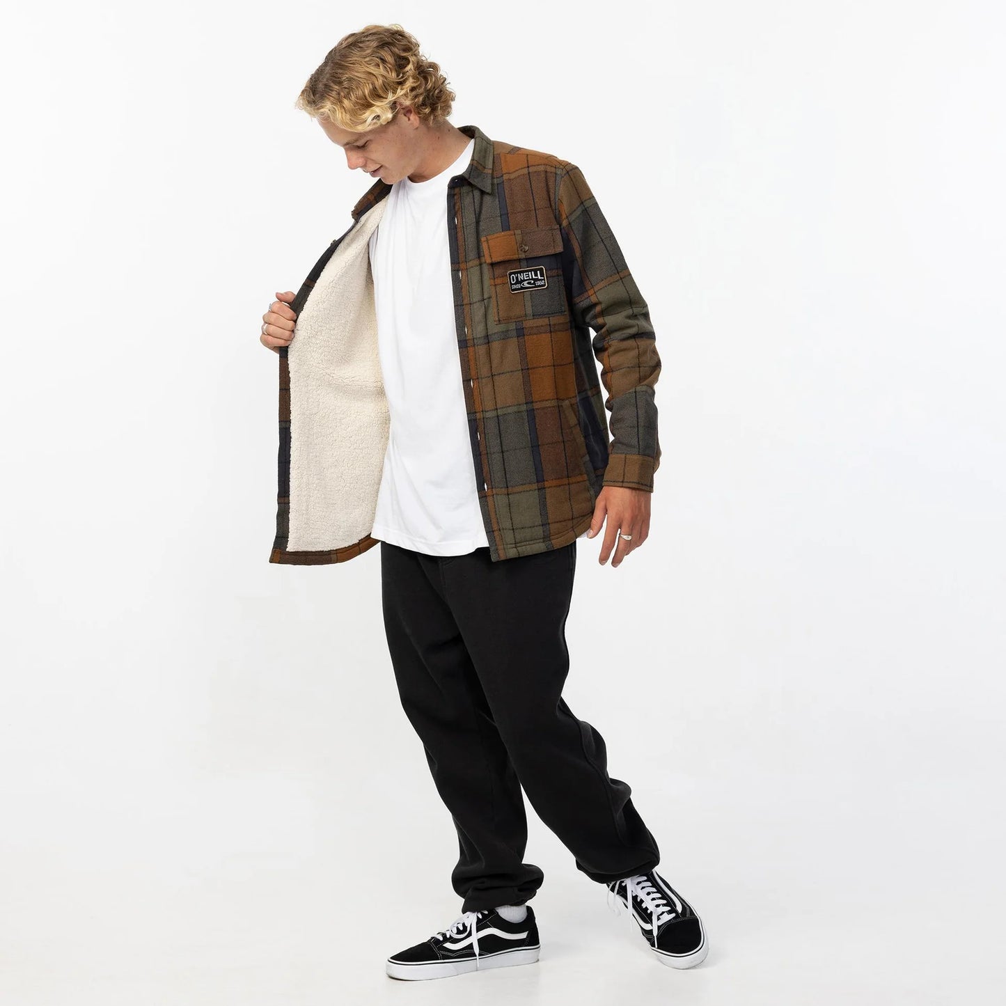 O'NEILL - Men's Redmond High Pile Lined Jacket - DAC DACHSHUND