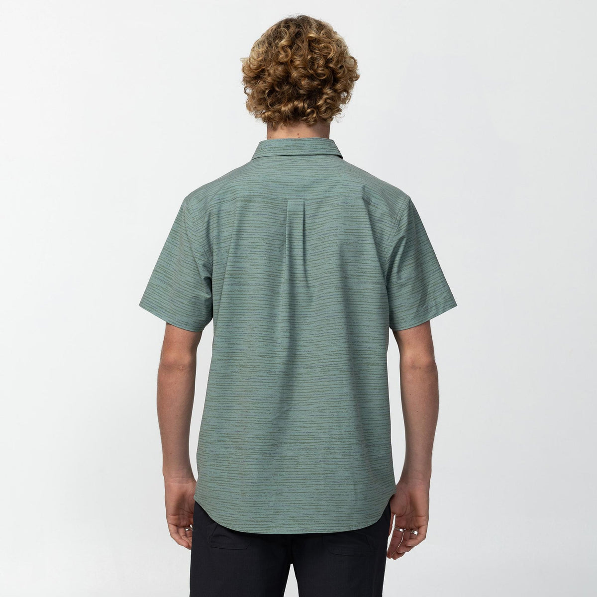 O'NEILL - TRVL UPF Traverse Stripe Standard - SAGE GREEN