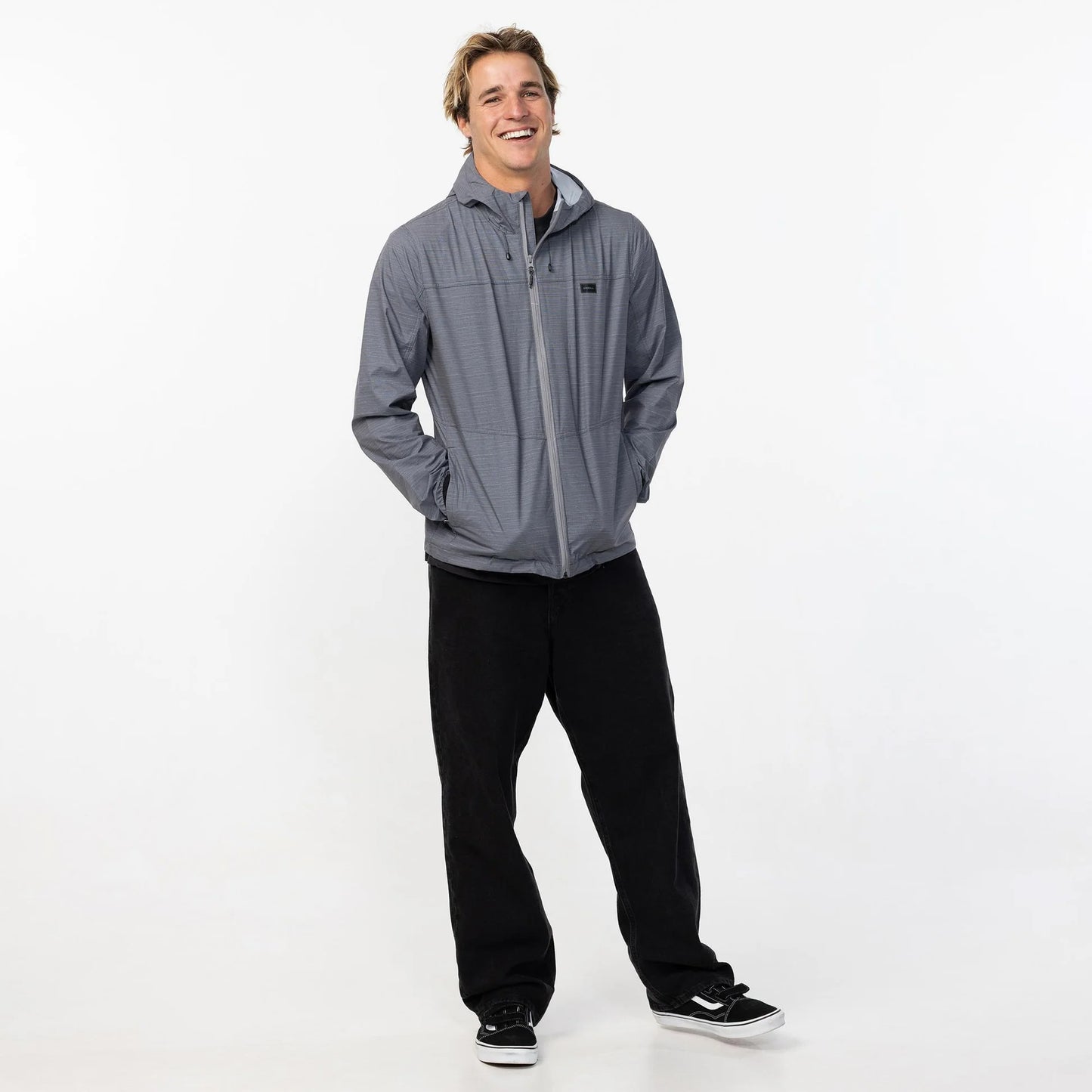 O'NEILL - Men's TRVLR Windbreaker Stretch Jacket - Gargoyle