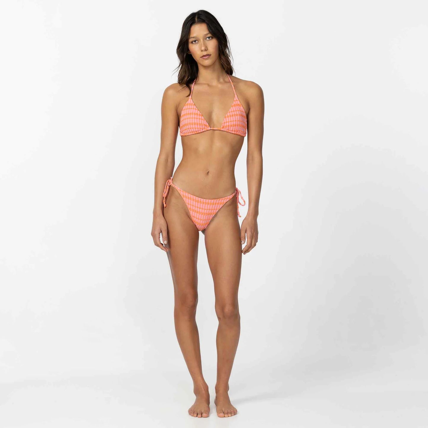 O'NEILL - Paradise Plaid Venice Top - Sachet Pink