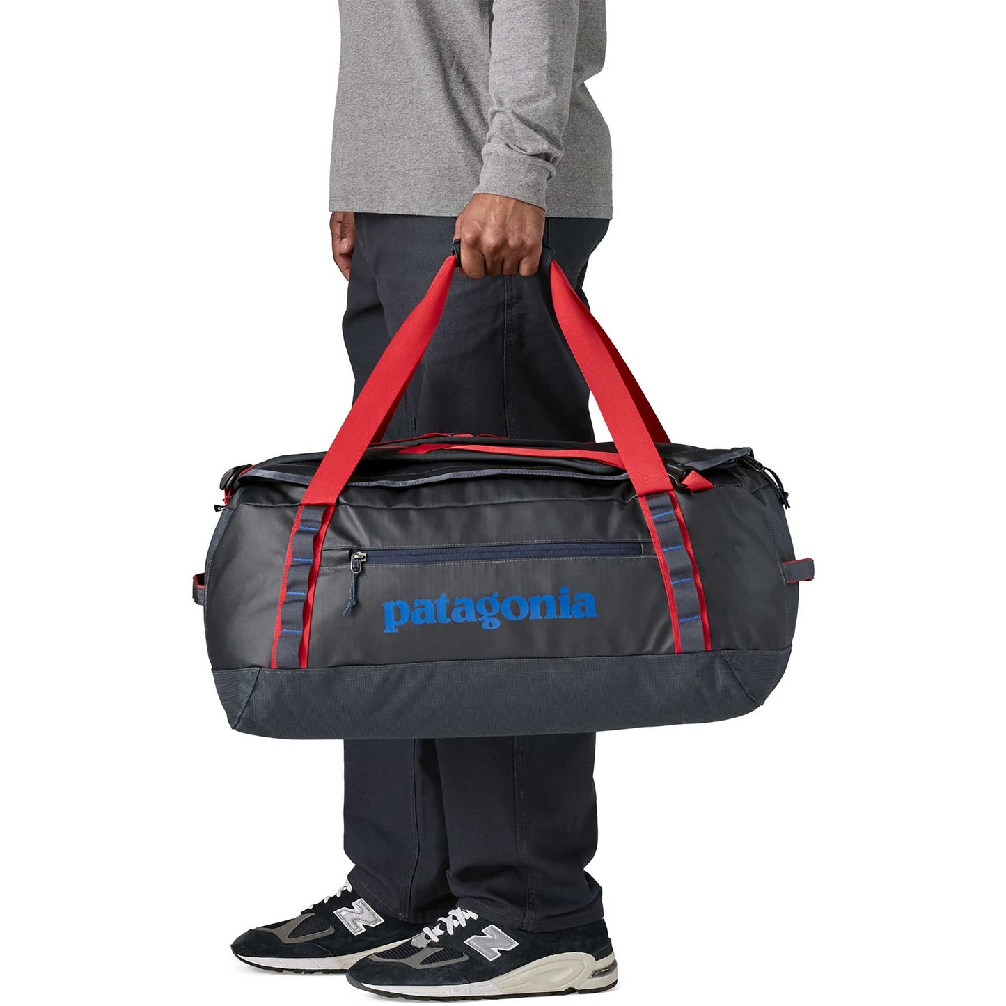 PATAGONIA - Black Hole® Duffel 55L - SMOLDER BLUE W/ AMANITA RED