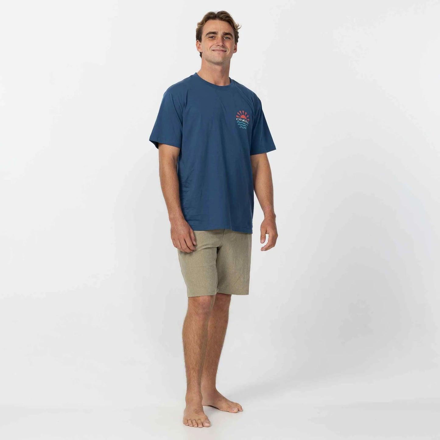 O'NEILL - Reserve Heather 21" Hybrid Short - Heather Khaki