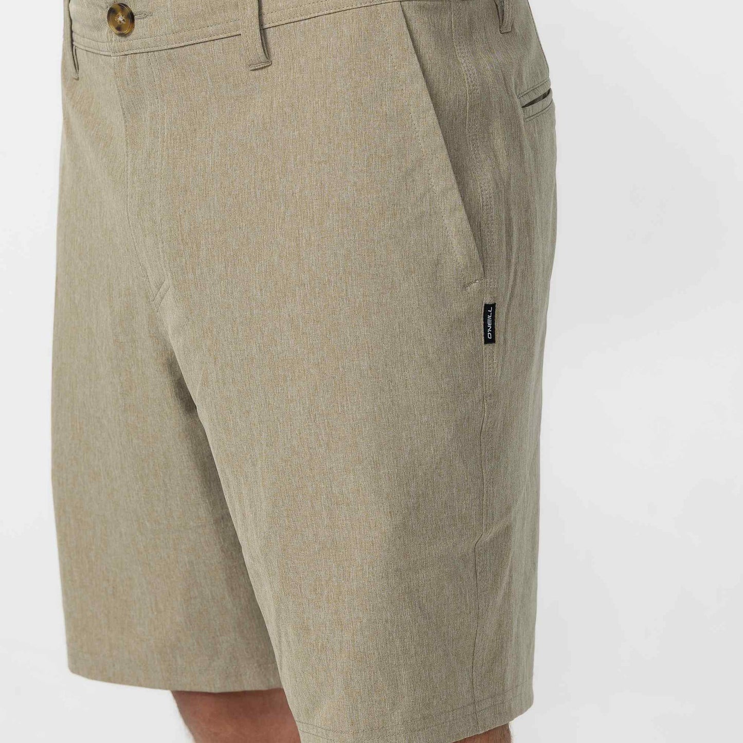 O'NEILL - Reserve Heather 21" Hybrid Short - Heather Khaki