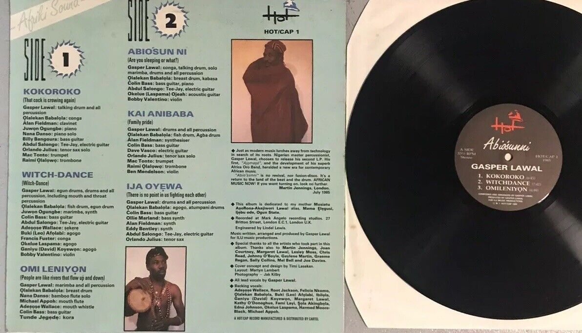 GASPER LAWAL Abiosunni Afrobeat 12’’ 1985