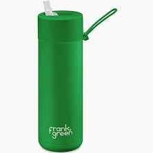 FRANK GREEN - Straw Lid Ceramic Reusable Bottle 20oz /595ml