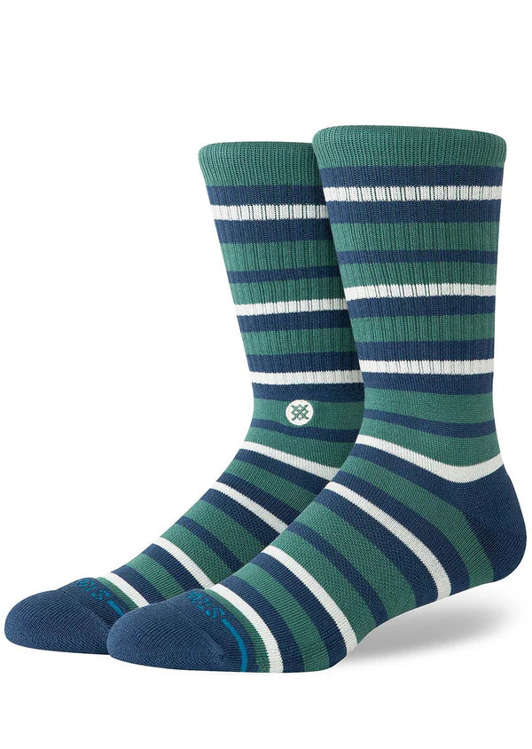 STANCE - BRETT CREW SOCKS - TEAL