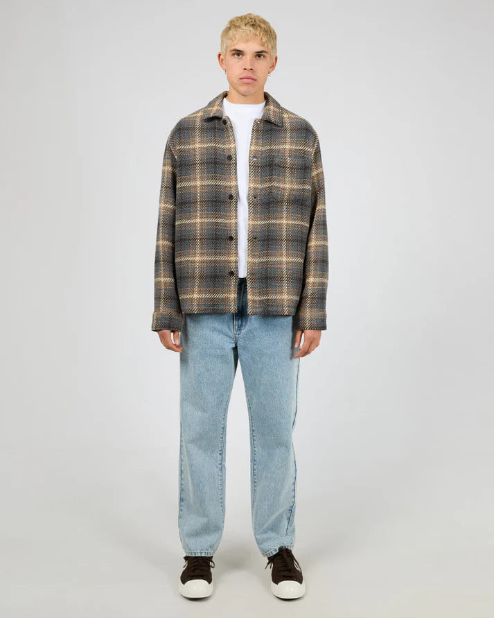 SILENT THEORY - Stature Overshirt - Brown