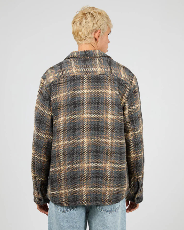 SILENT THEORY - Stature Overshirt - Brown