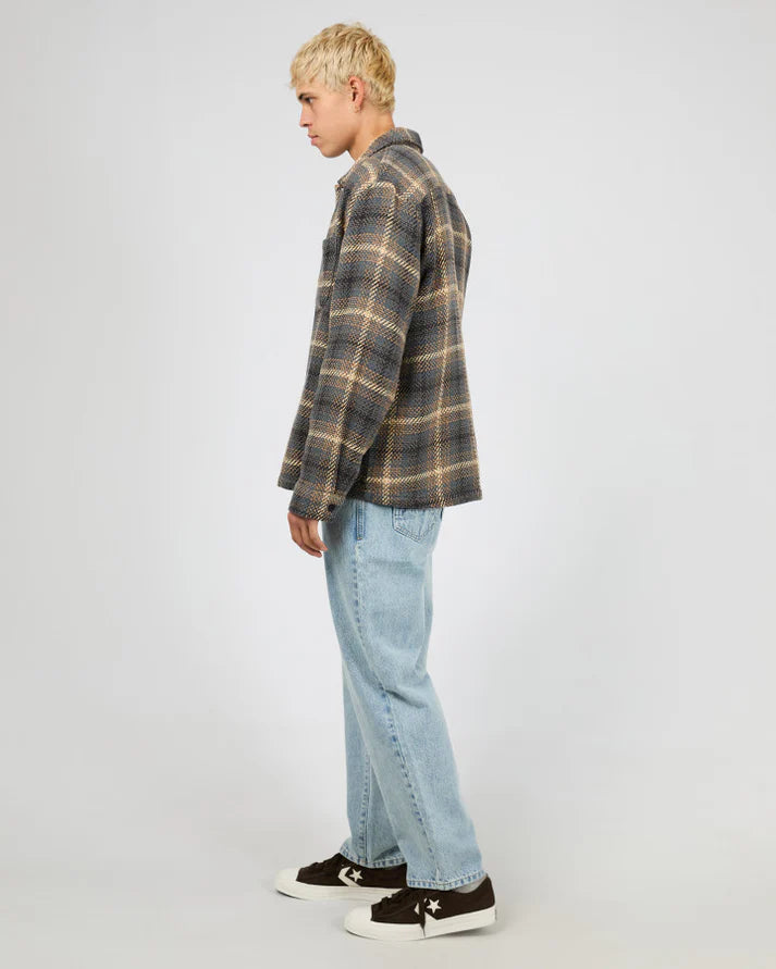 SILENT THEORY - Stature Overshirt - Brown