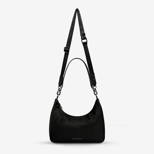 STATUS ANXIETY - Fleur Recycled Bag - BLACK