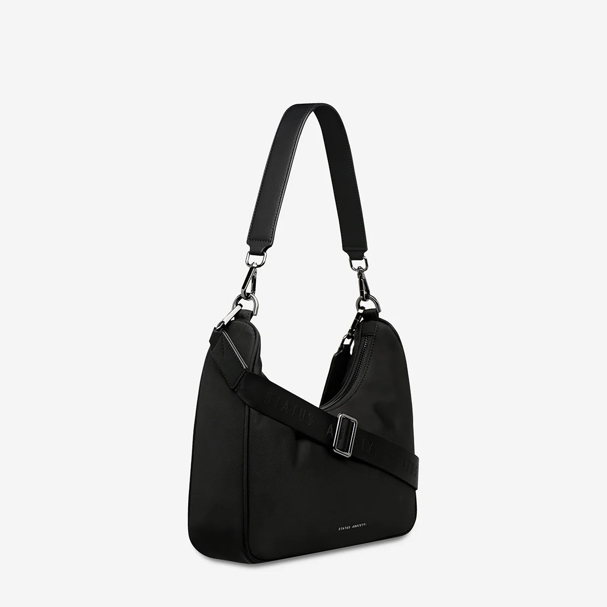 STATUS ANXIETY - Fleur Recycled Bag - Black