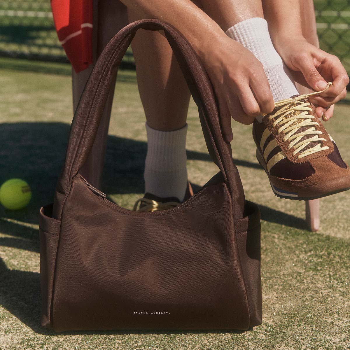 STATUS ANXIETY - Paloma Recycled Bag - TRUFFLE
