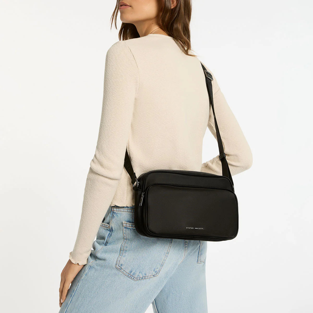 STATUS ANXIETY - Rani Recycled Bag - BLACK