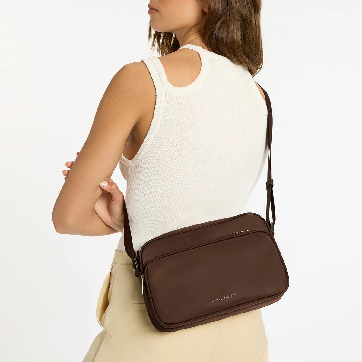 STATUS ANXIETY - Rani Recycled Bag - TRUFFLE