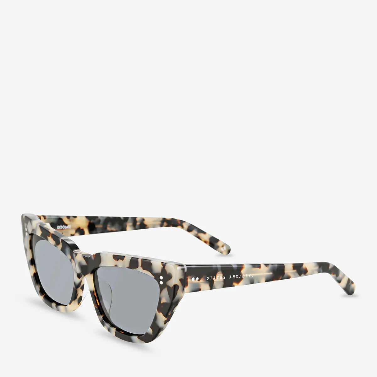 STATUS ANXIETY - Sunglasses Desolate - White Tort