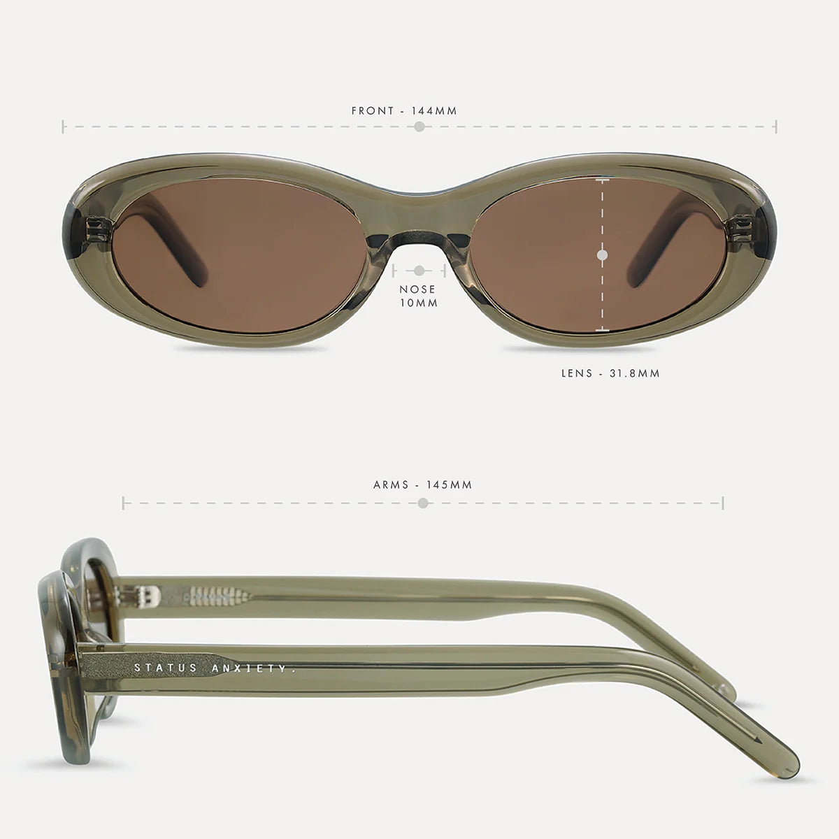 STATUS ANXIETY - Dopamine Sunglasses - MOSS