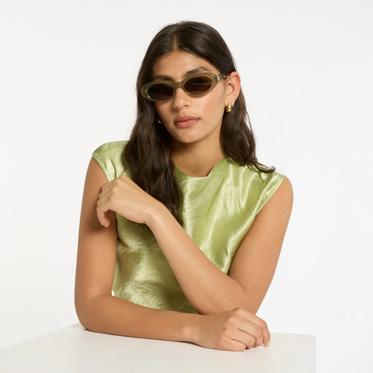 STATUS ANXIETY - Dopamine Sunglasses - PEAR
