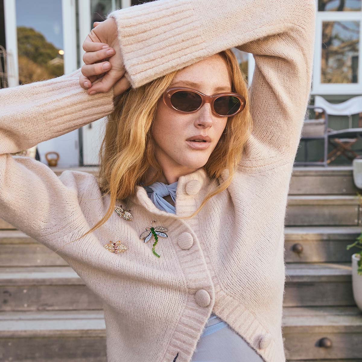 STATUS ANXIETY - Dopamine Sunglasses - ROSE