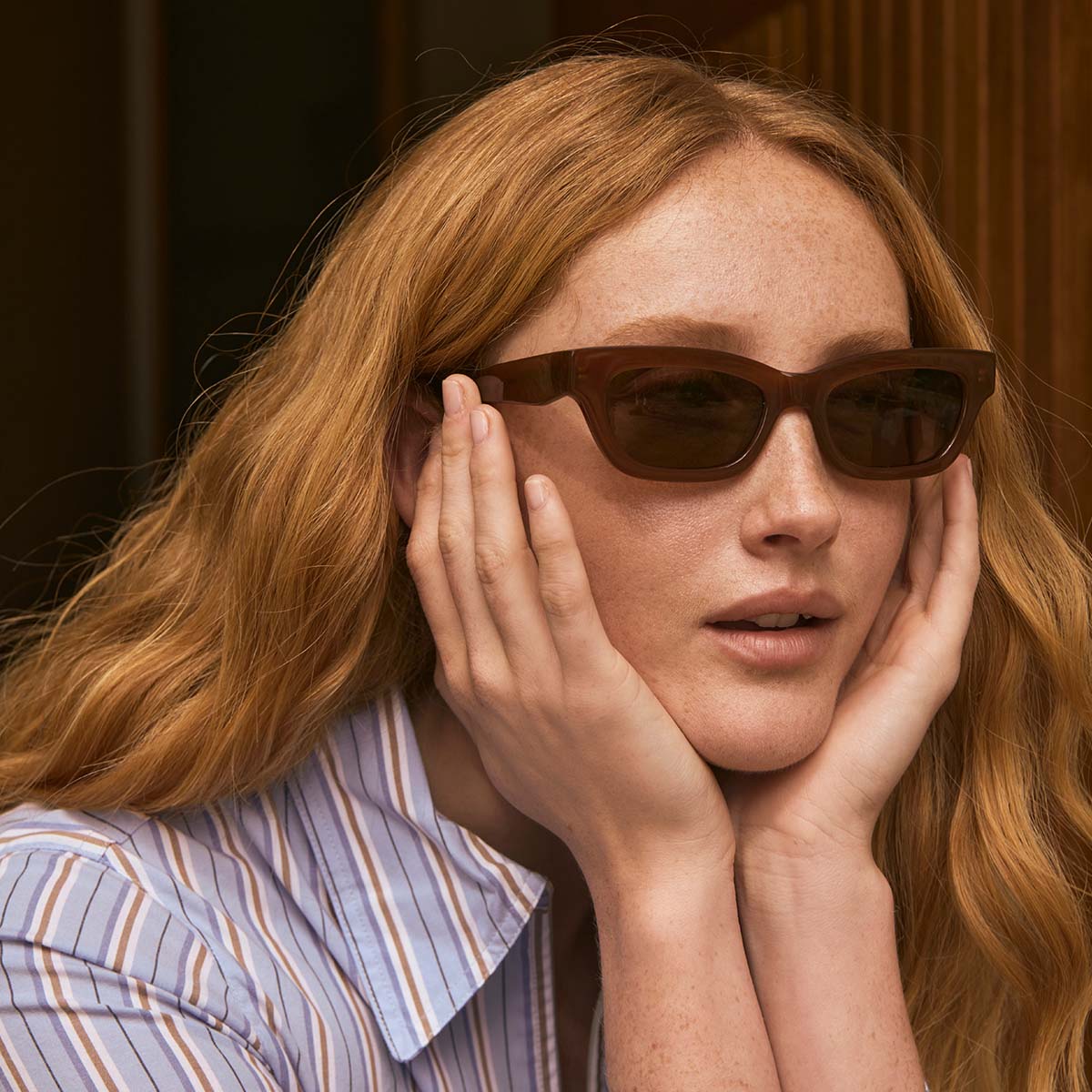 STATUS ANXIETY - Levity Sunglasses - BROWN