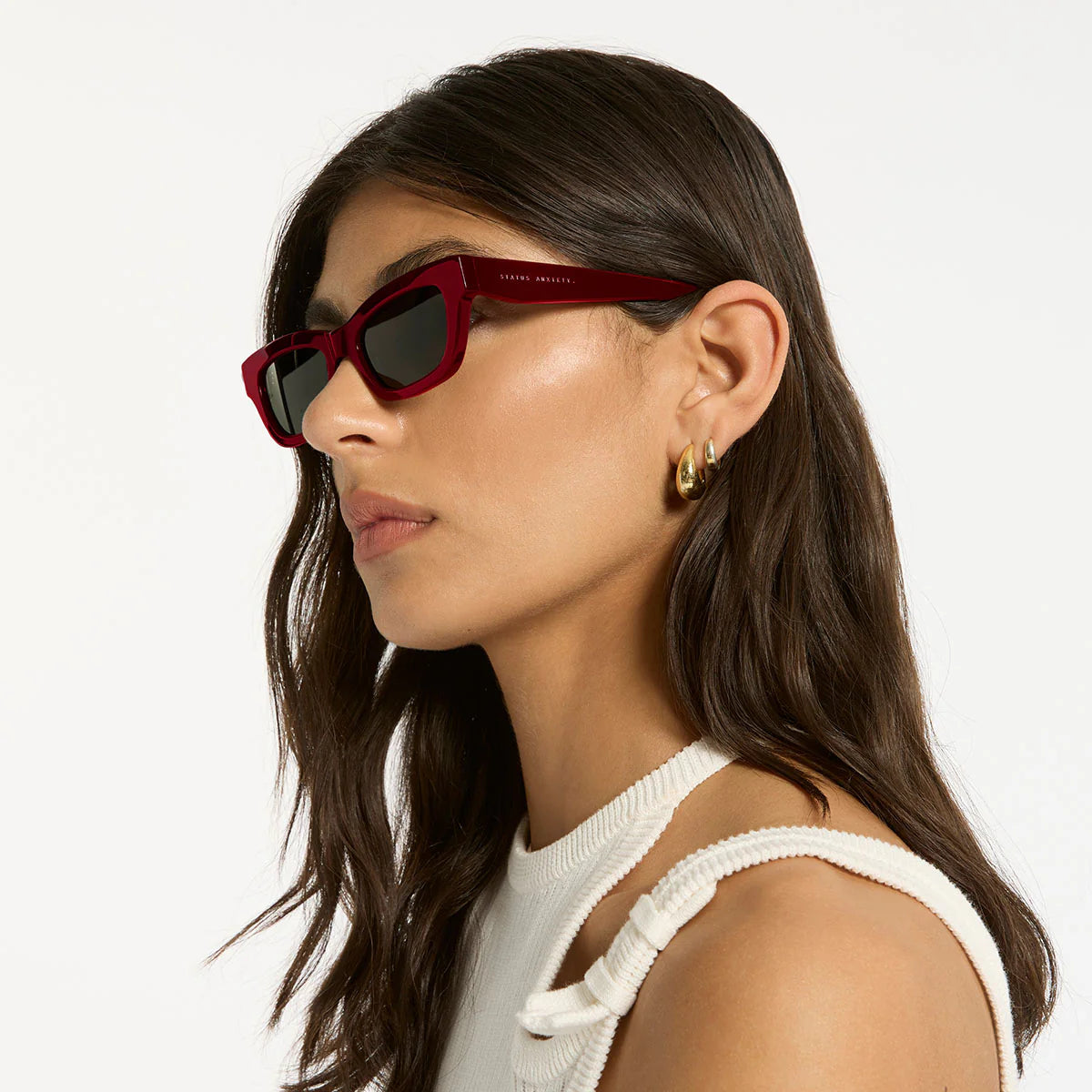 STATUS ANXIETY - Levity Sunglasses - CHERRY