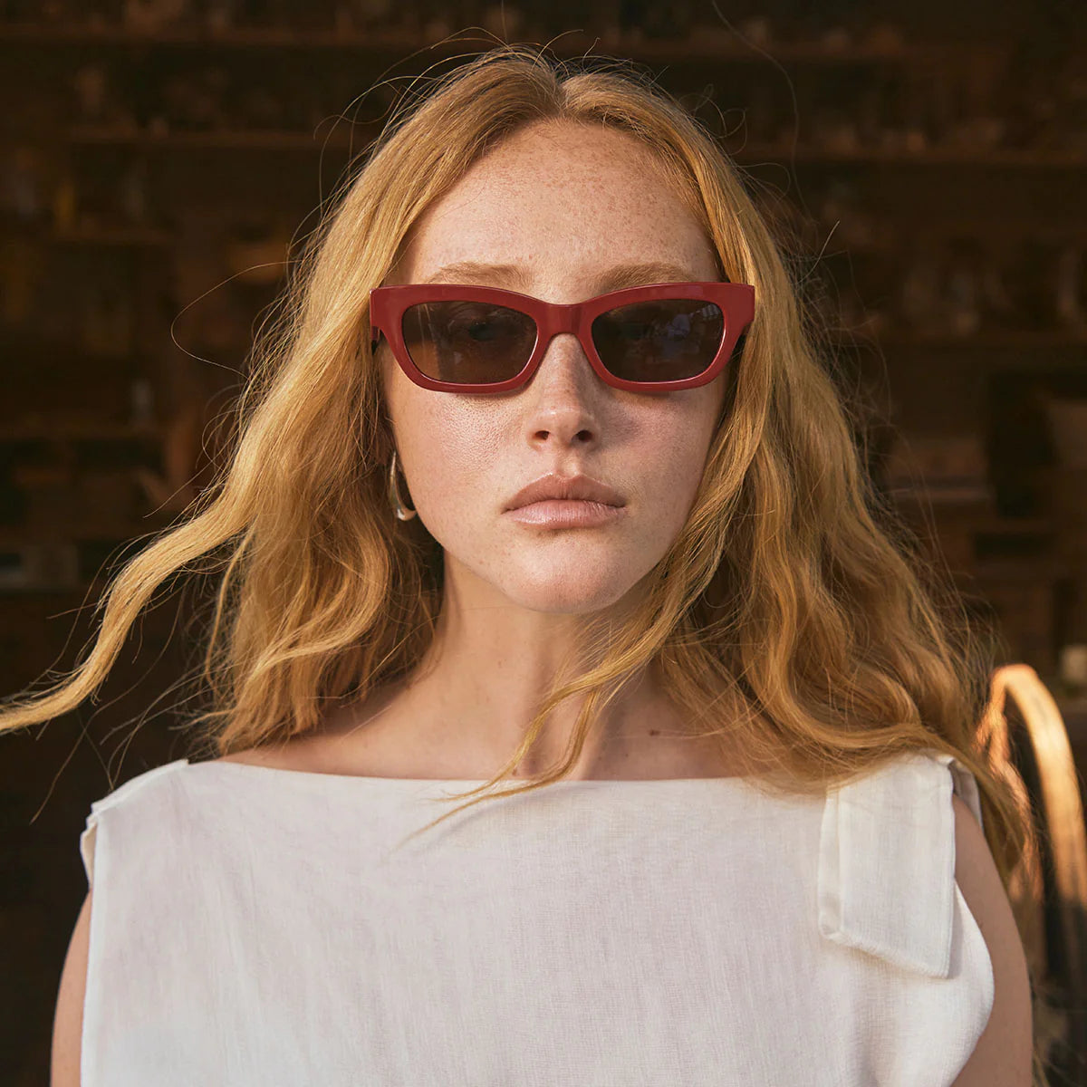 STATUS ANXIETY - Levity Sunglasses - CHERRY