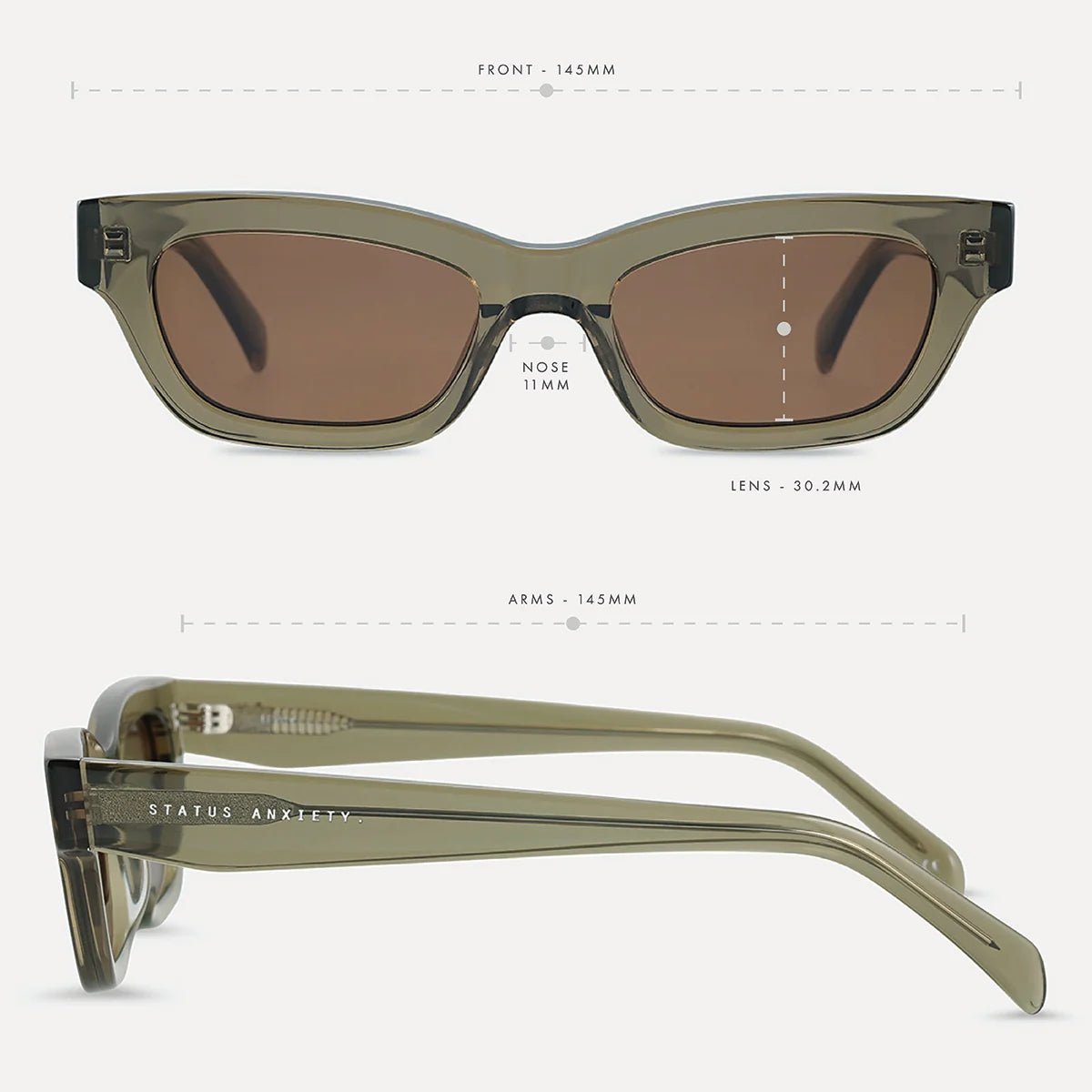 STATUS ANXIETY - Levity Sunglasses - Moss
