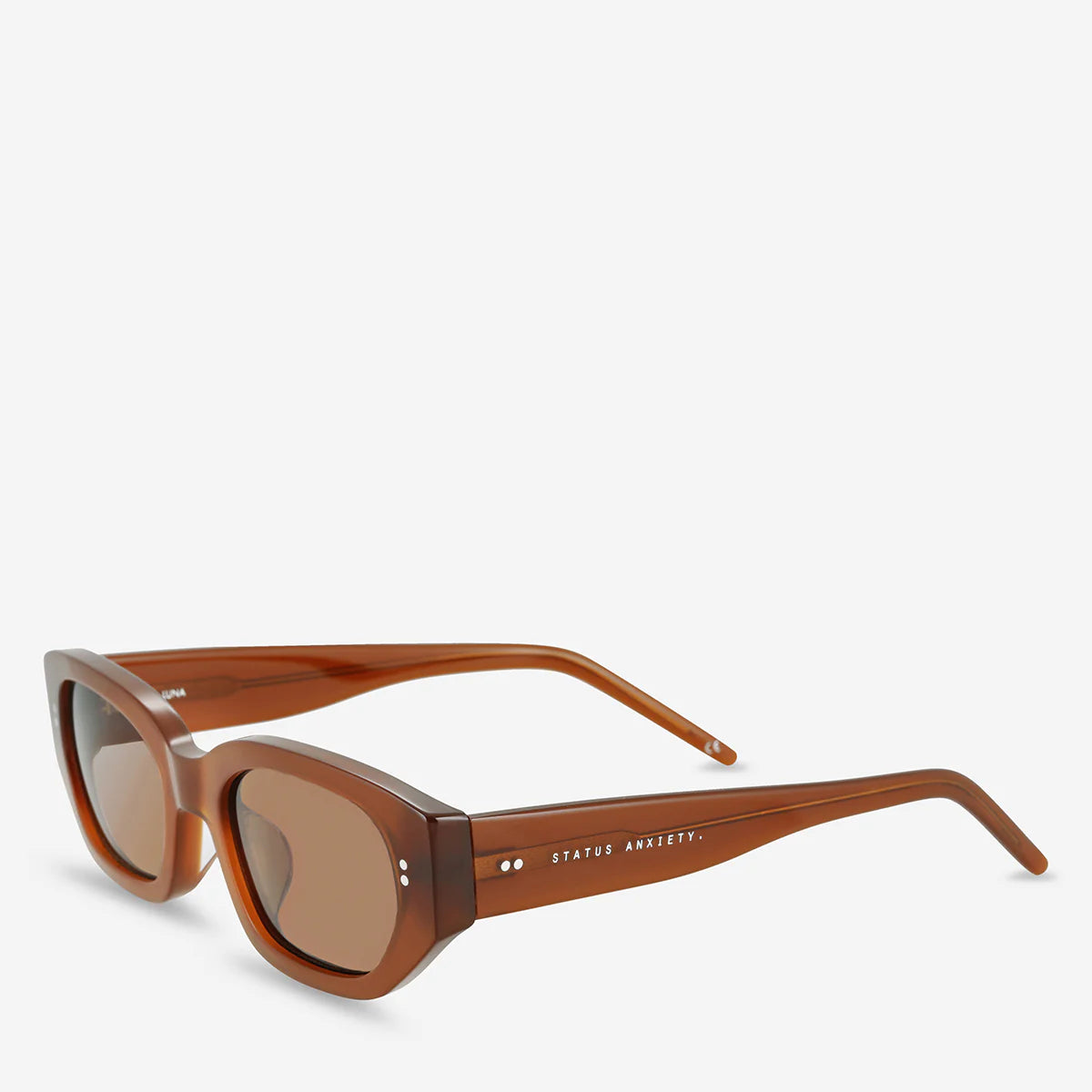 STATUS ANXIETY - Sunglasses Luna - Brown
