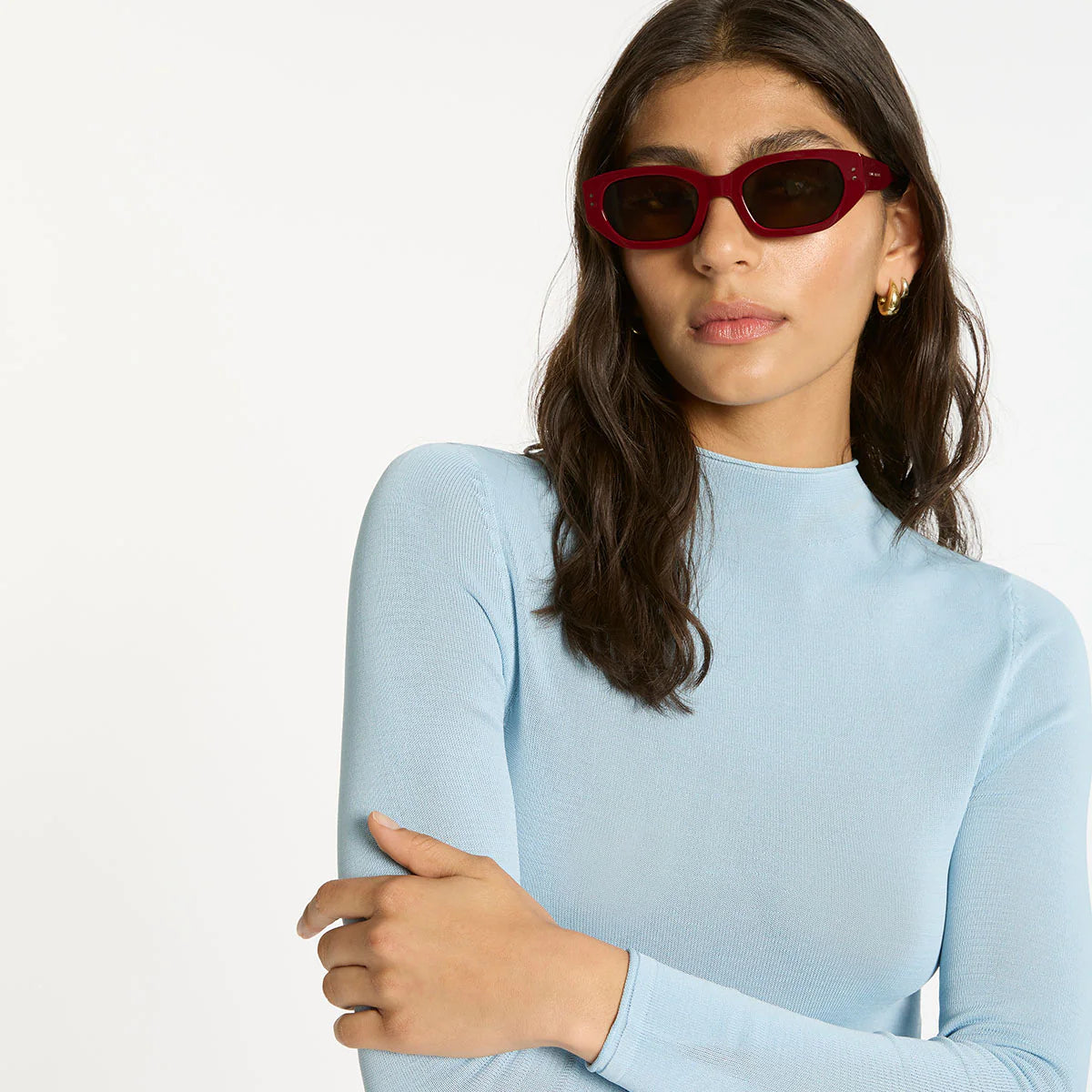 STATUS ANXIETY - Luna Sunglasses - Cherry