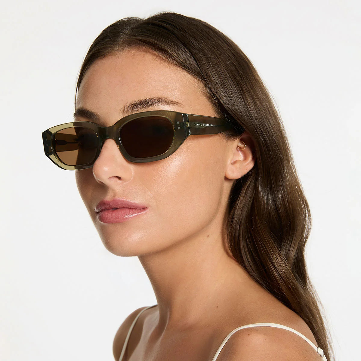 STATUS ANXIETY - Sunglasses Luna - Moss