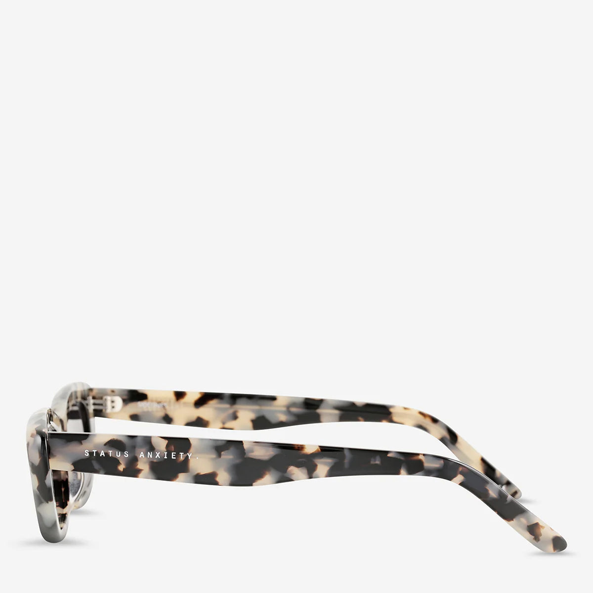 STATUS ANXIETY - Sidelines Sunglasses - White Tort