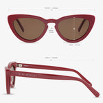 STATUS ANXIETY - Sunglasses Villain - CHERRY