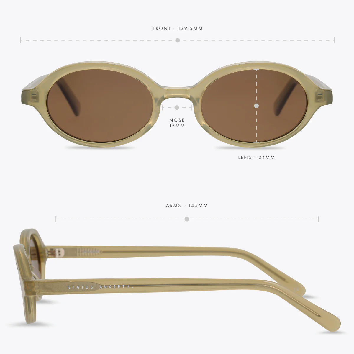 STATUS ANXIETY - Wonder Sunglasses - Pear