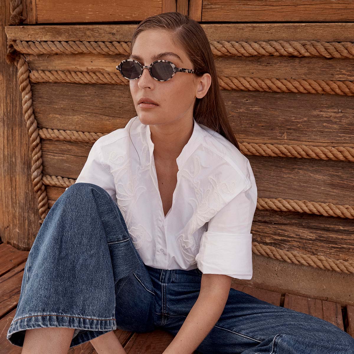 STATUS ANXIETY - Wonder Sunglasses - WHITE TORT