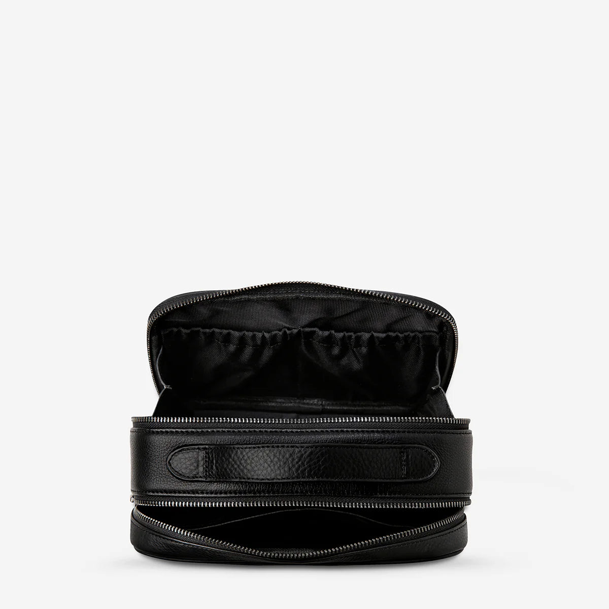 STATUS ANXIETY - Other Side Toiletry Bag - Black