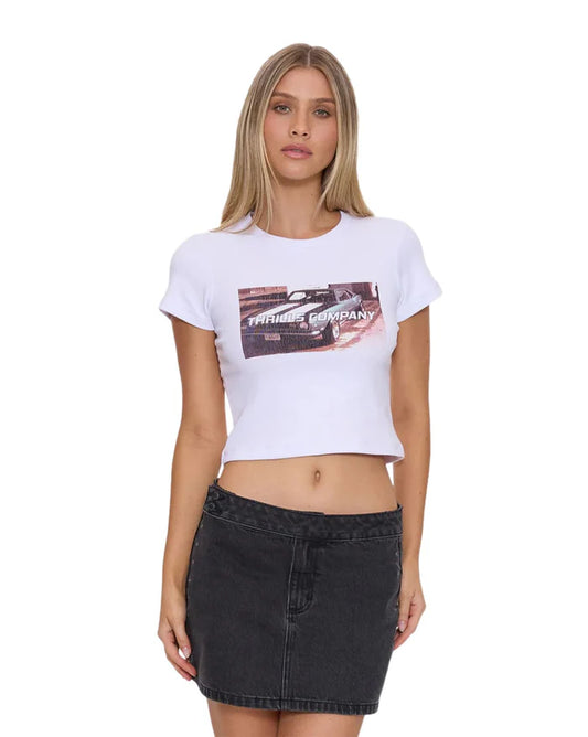 THRILLS - Full Speed Mini Tee - WHITE