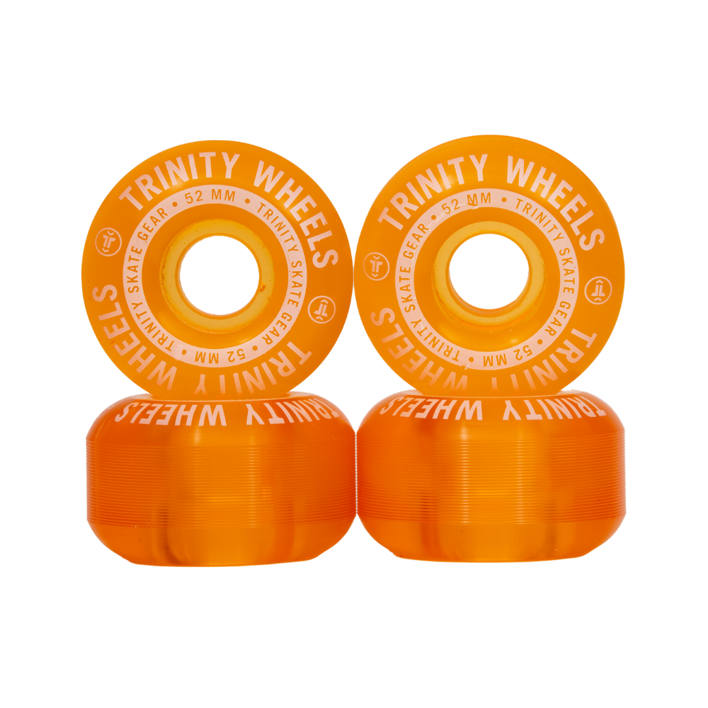 Trinity Wheels 52mm (100a) Clear Orange