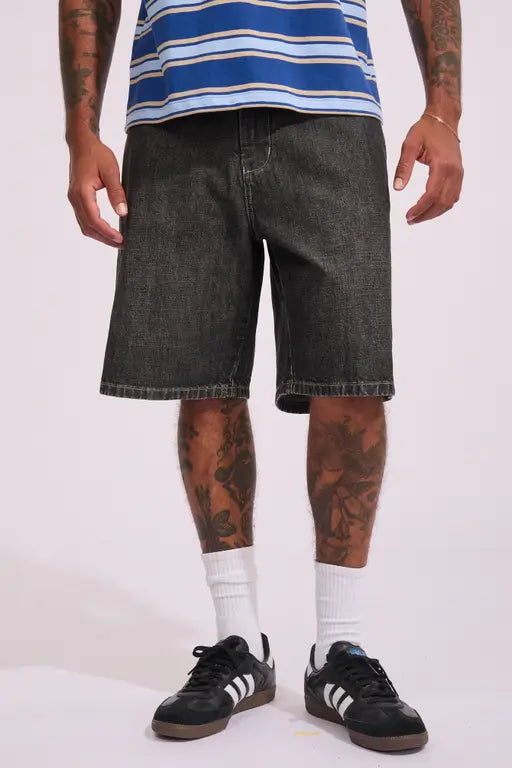 WORSHIP - Tropic Heat Big Dawg Jean Short - SPOOKY BLACK