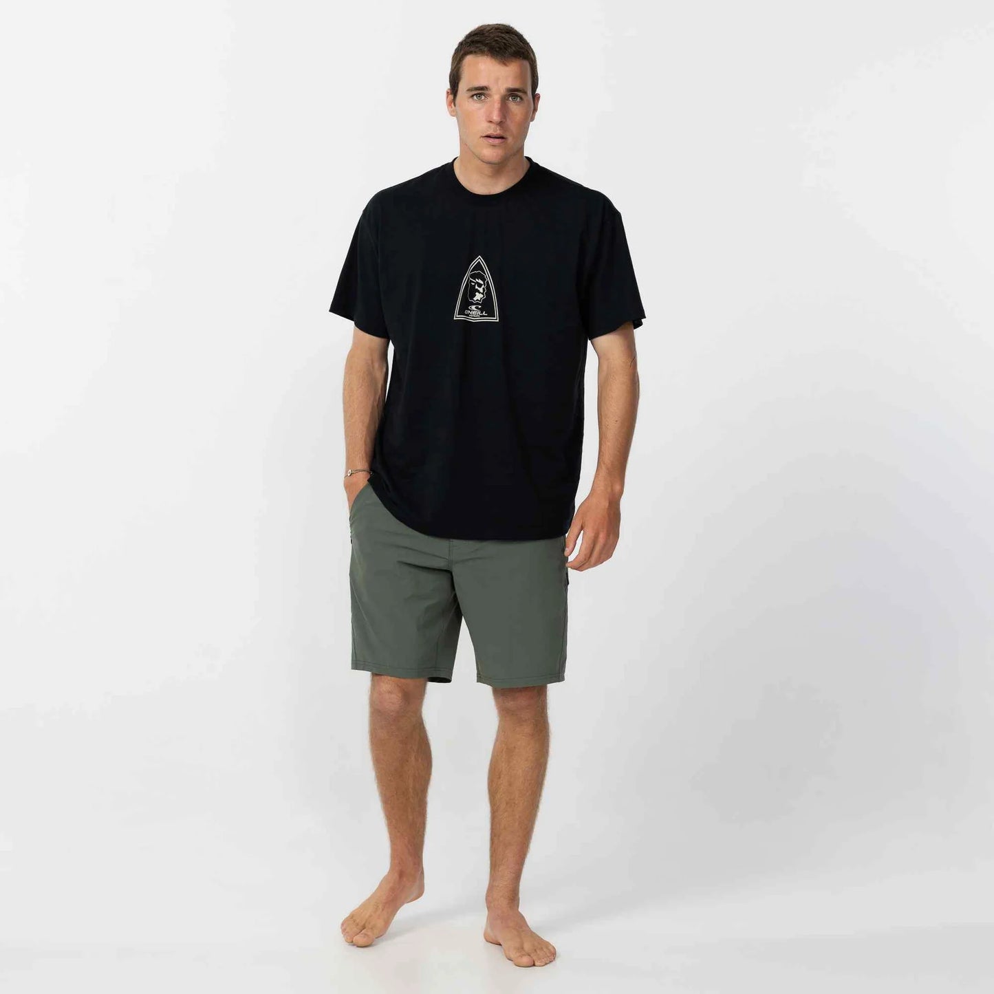 O'NEILL TRVLR Enduro 19" Hybrid Short - Dark Olive