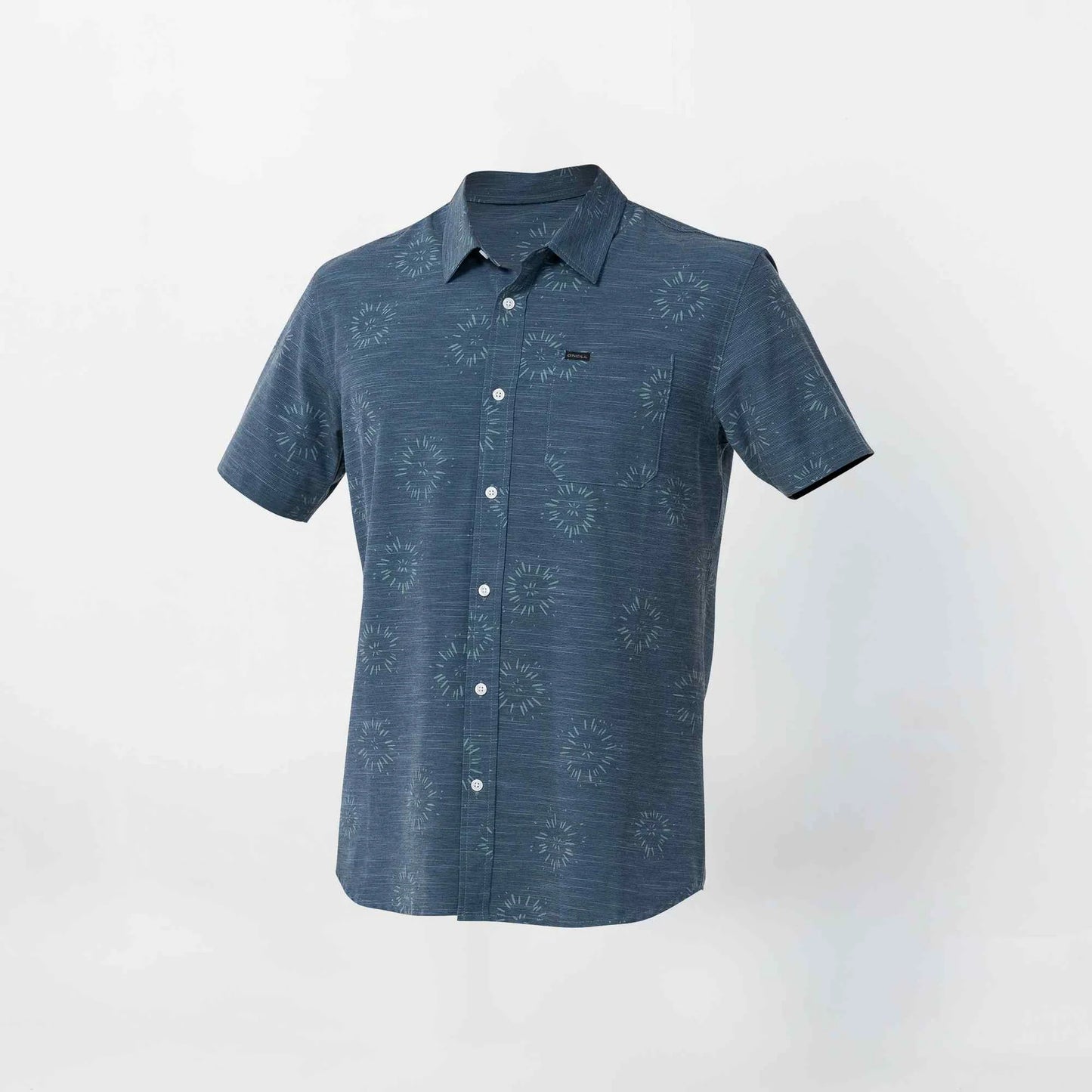 O'NEILL TRVLR Traverse Slub Short Sleeve UPF Shirt - Midnight Navy