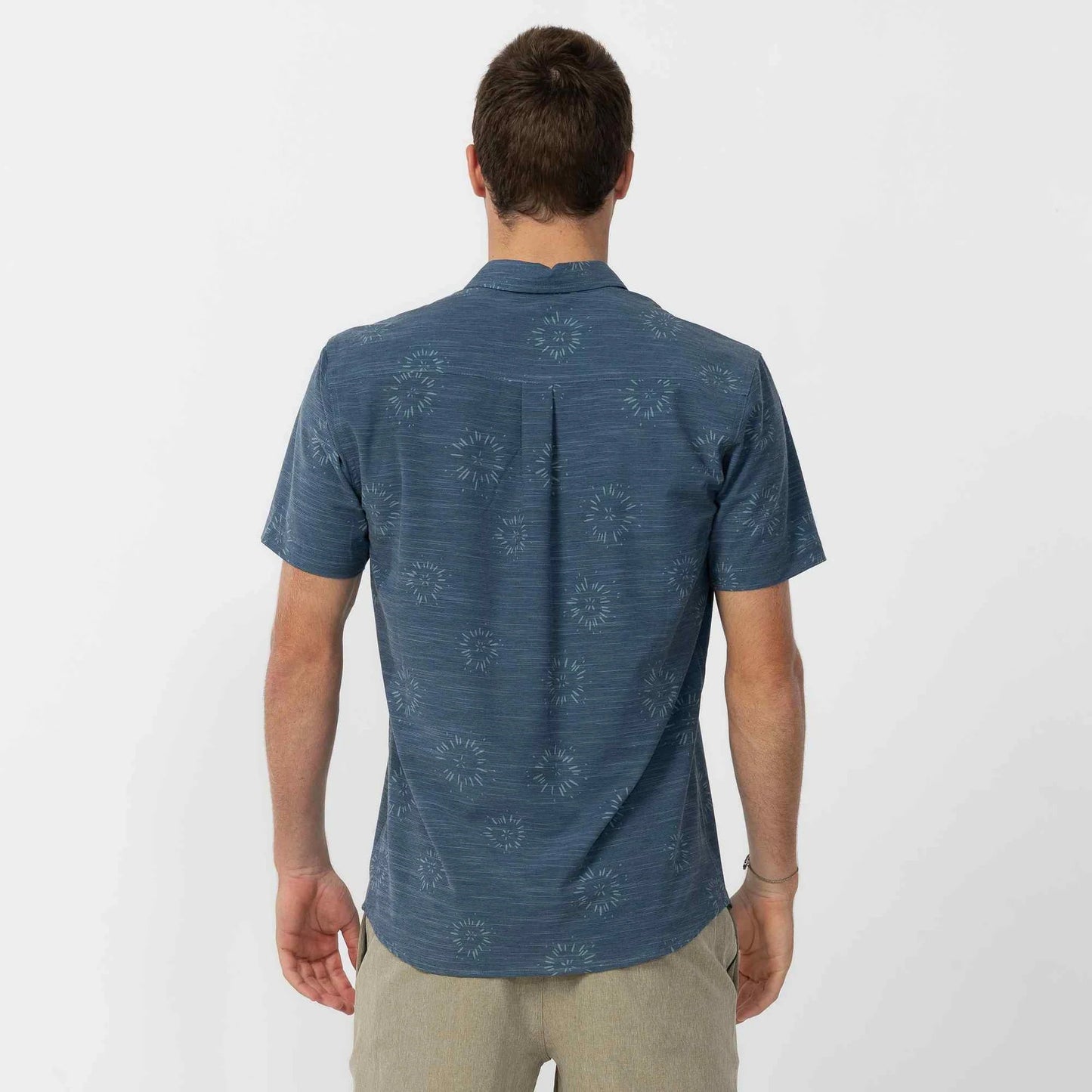 O'NEILL TRVLR Traverse Slub Short Sleeve UPF Shirt - Midnight Navy