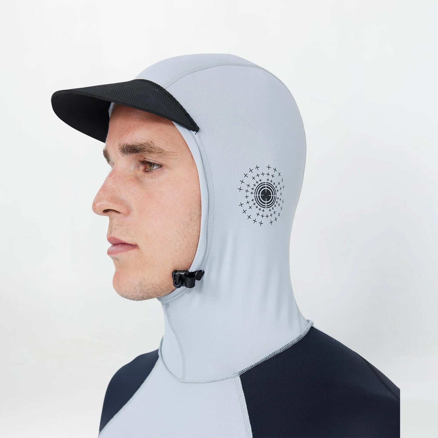 O'NEILL  - Men's TRVLR Long Sleeve Hooded Rash Vest - Cool Grey