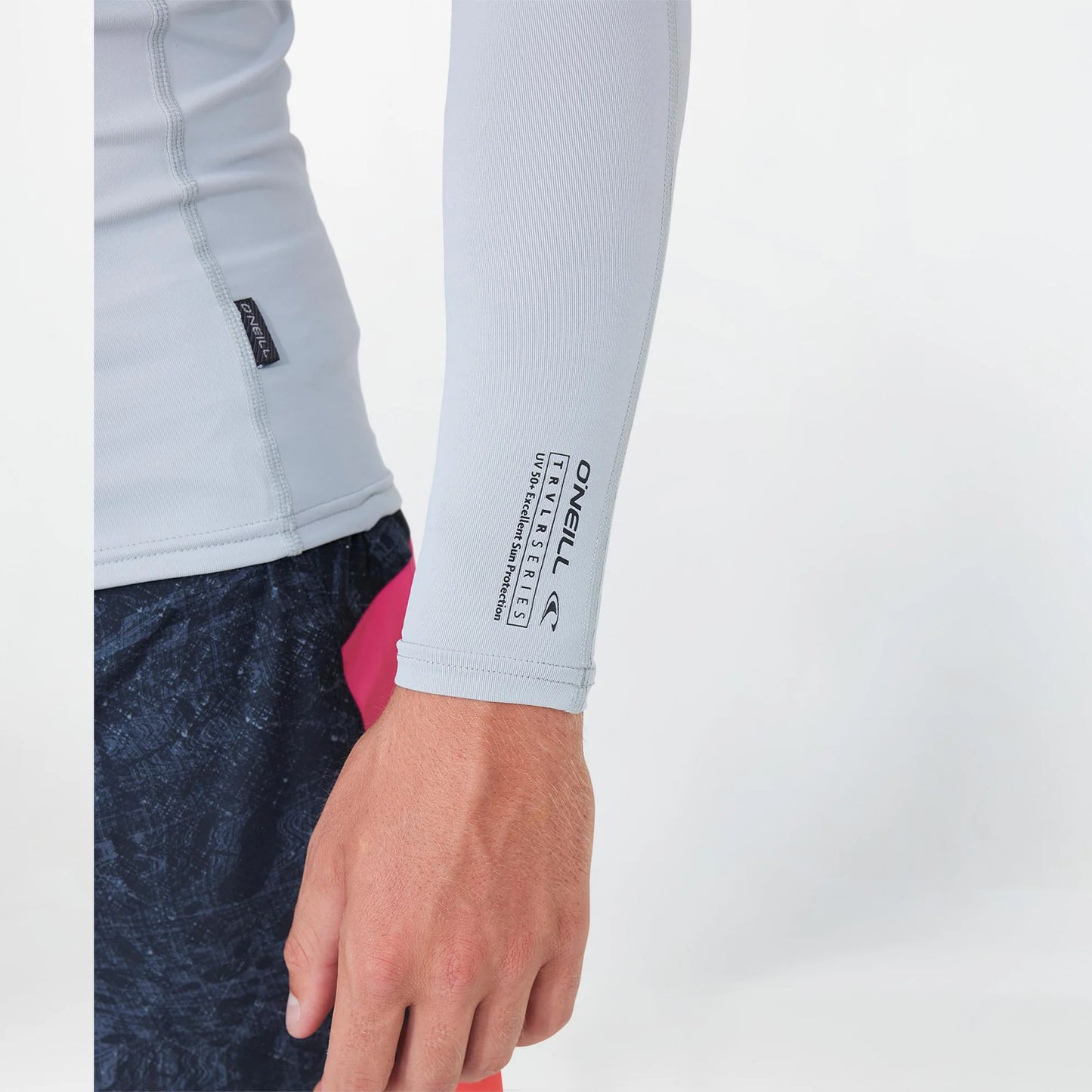 O'NEILL  - Men's TRVLR Long Sleeve Hooded Rash Vest - Cool Grey