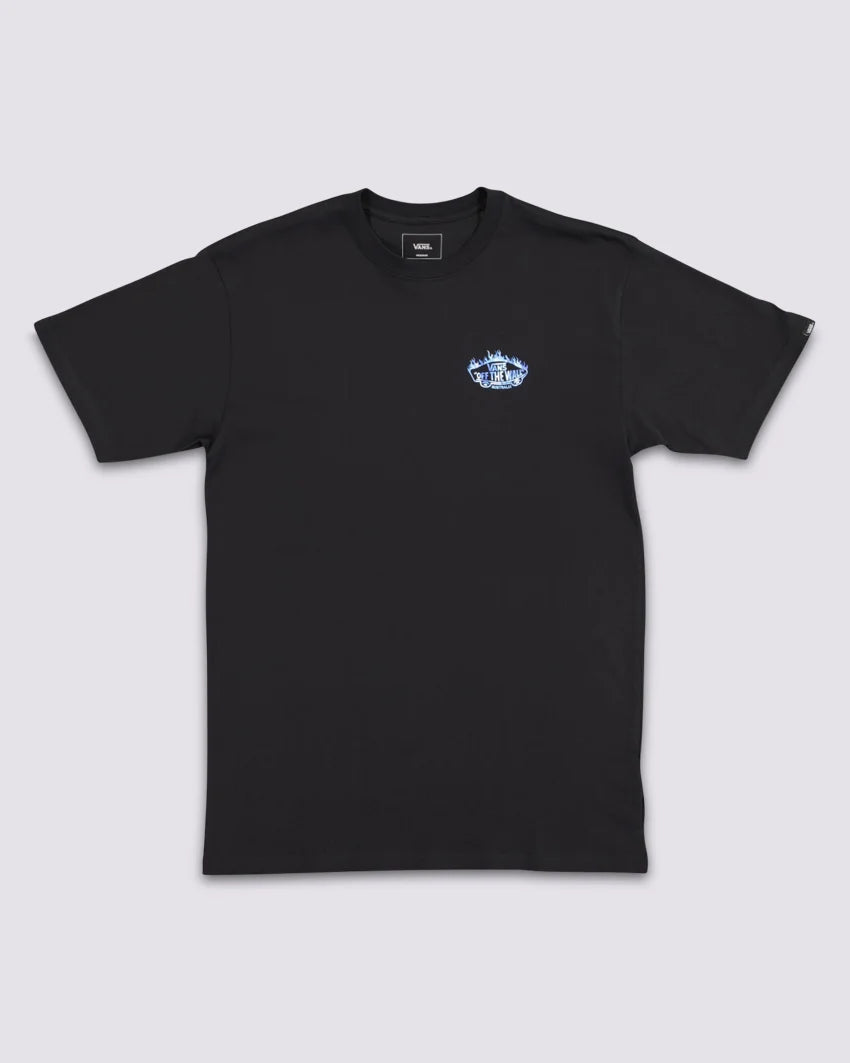 VANS - Fire Logo Tee - BLACK