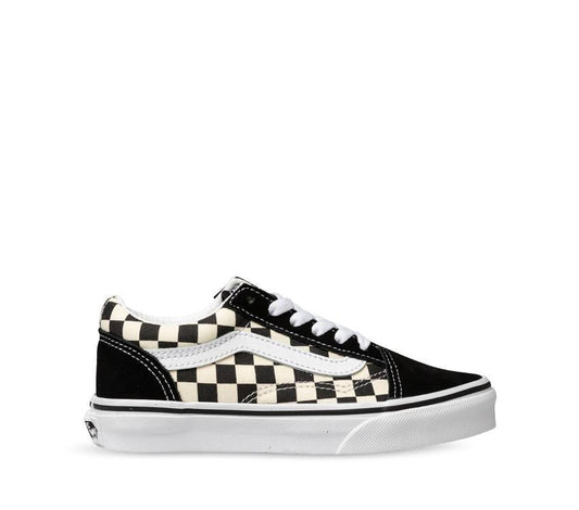 VANS - Youth Old Skool - PRIMARY CHECK BLK/WHT
