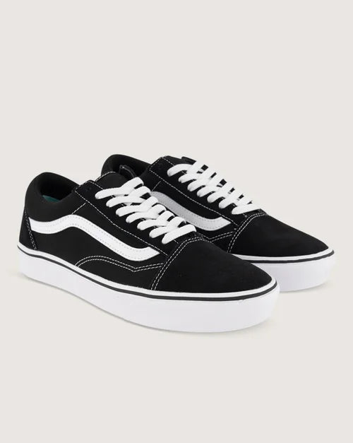 VANS - Comfycush Old Skool  - BLACK/TRUE WHITE