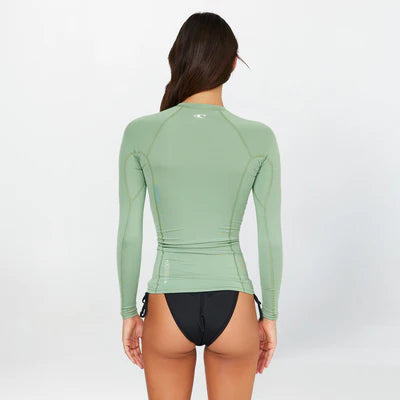 O'NEILL - Women's Classic L/S Rash Vest - Oil Green