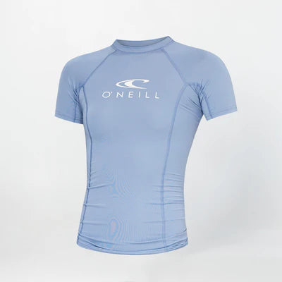 O'NEILL - Women's Classic Short Sleeve Rash Vest - Faded Denim
